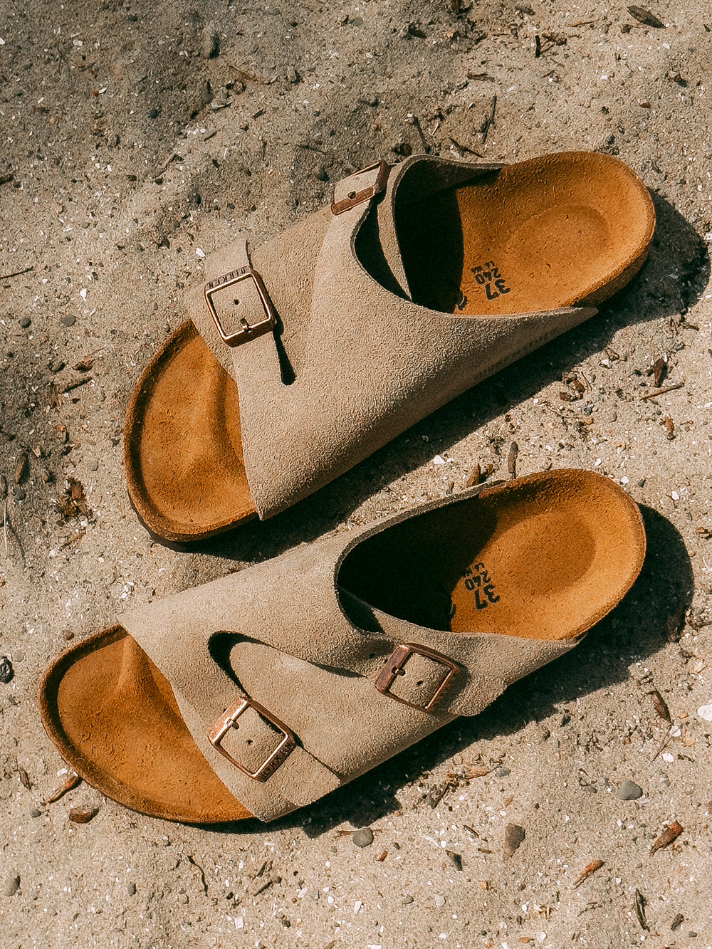 WOMENS BIRKENSTOCK ZURICH SUEDE NARROW FIT SANDALS - CLEARANCE