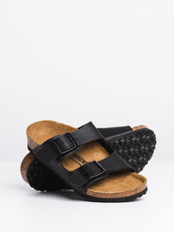 BIRKENSTOCK KIDS ARIZONA BLACK SANDALS - MEDIUM/NARROW FIT  - CLEARANCE