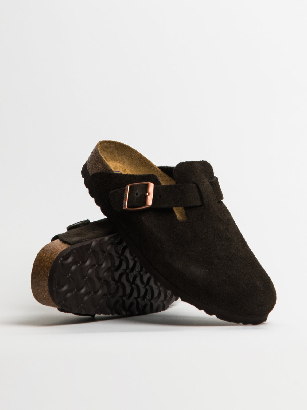 WOMENS BIRKENSTOCK BOSTON CLOG - MOCHA  - CLEARANCE