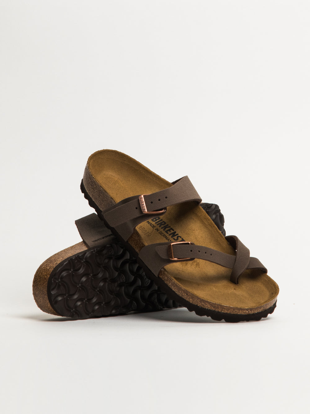 WOMENS BIRKENSTOCK MAYARI REGULAR SANDALS - MOCHA - CLEARANCE
