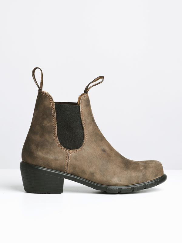 BLUNDSTONE WOMENS BLUNDSTONE SERIES HEEL RUSTIC BROWN - Blackwell Supply Co.