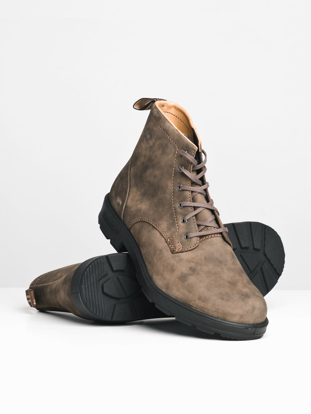 MENS BLUNDSTONE ORIG LTHR LINED LACE UP - BRN