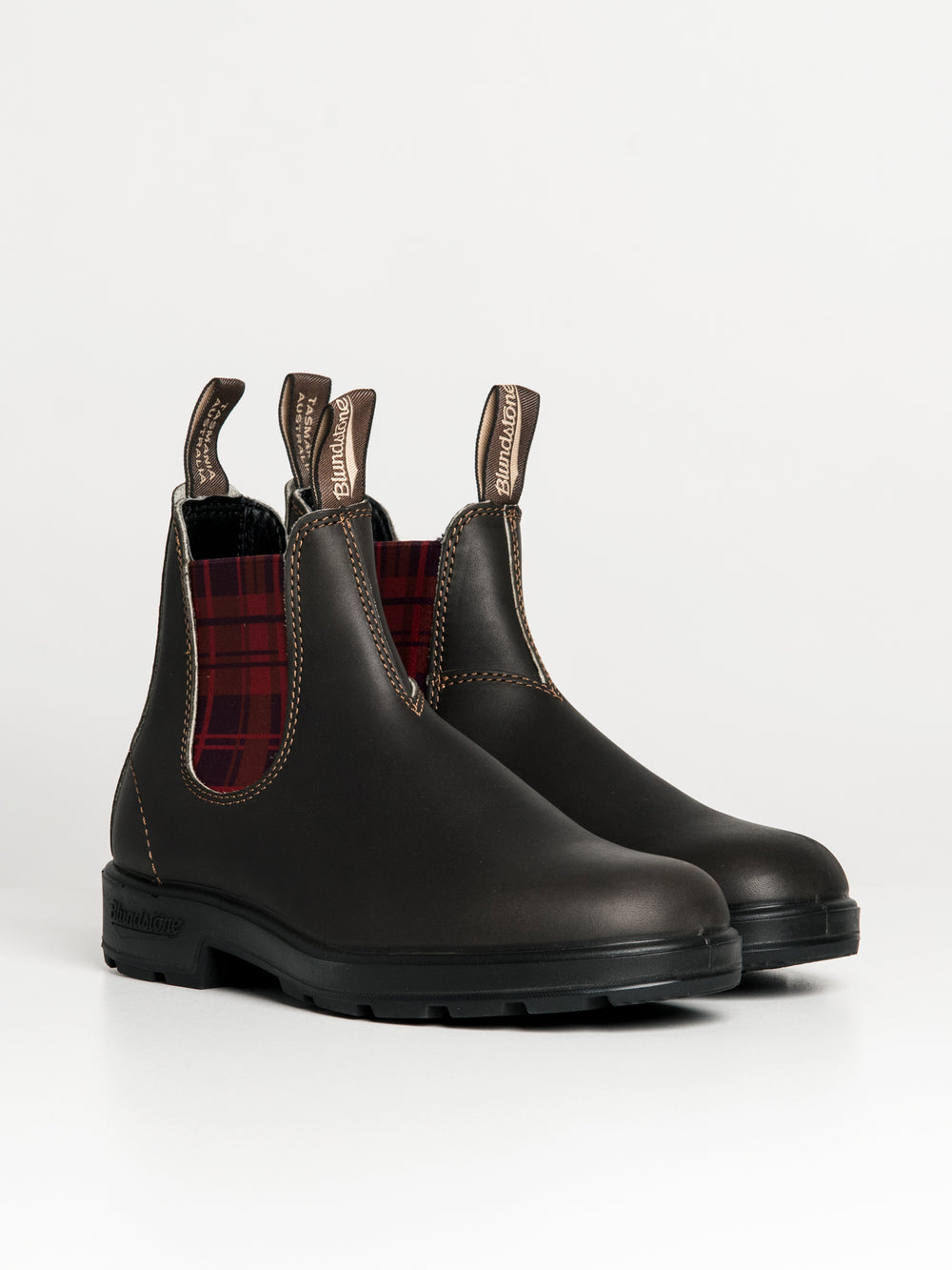 MENS BLUNDSTONE ORIGINAL - BRN/BUR TARTAN