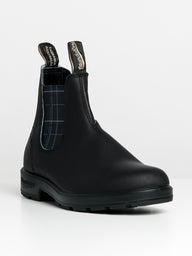 MENS BLUNDSTONE ORIGINAL - BLK/NAVY TARTAN