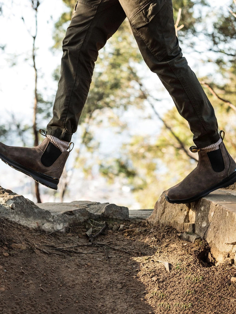 MENS BLUNDSTONE NEW ACTIVE - RUSTIC BROWN