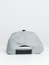 BRIXTON CREST CROSSOVER MP HAT - GREY/BLACK - CLEARANCE