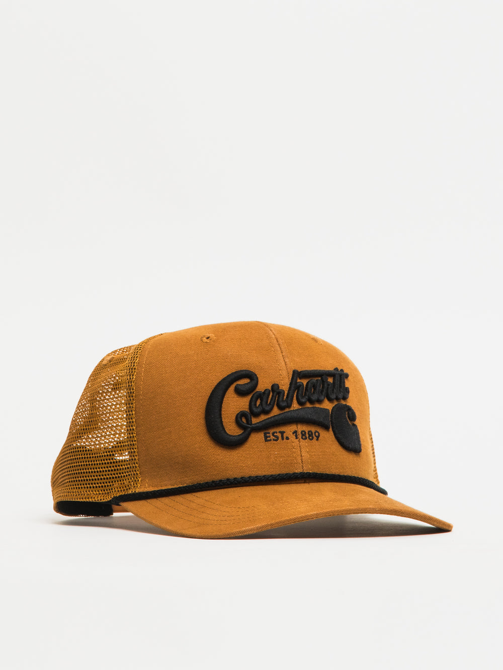 CARHARTT CANVAS MESH-BACK SCRIPT CAP - CLEARANCE