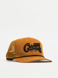 CARHARTT CANVAS MESH-BACK SCRIPT CAP - CLEARANCE