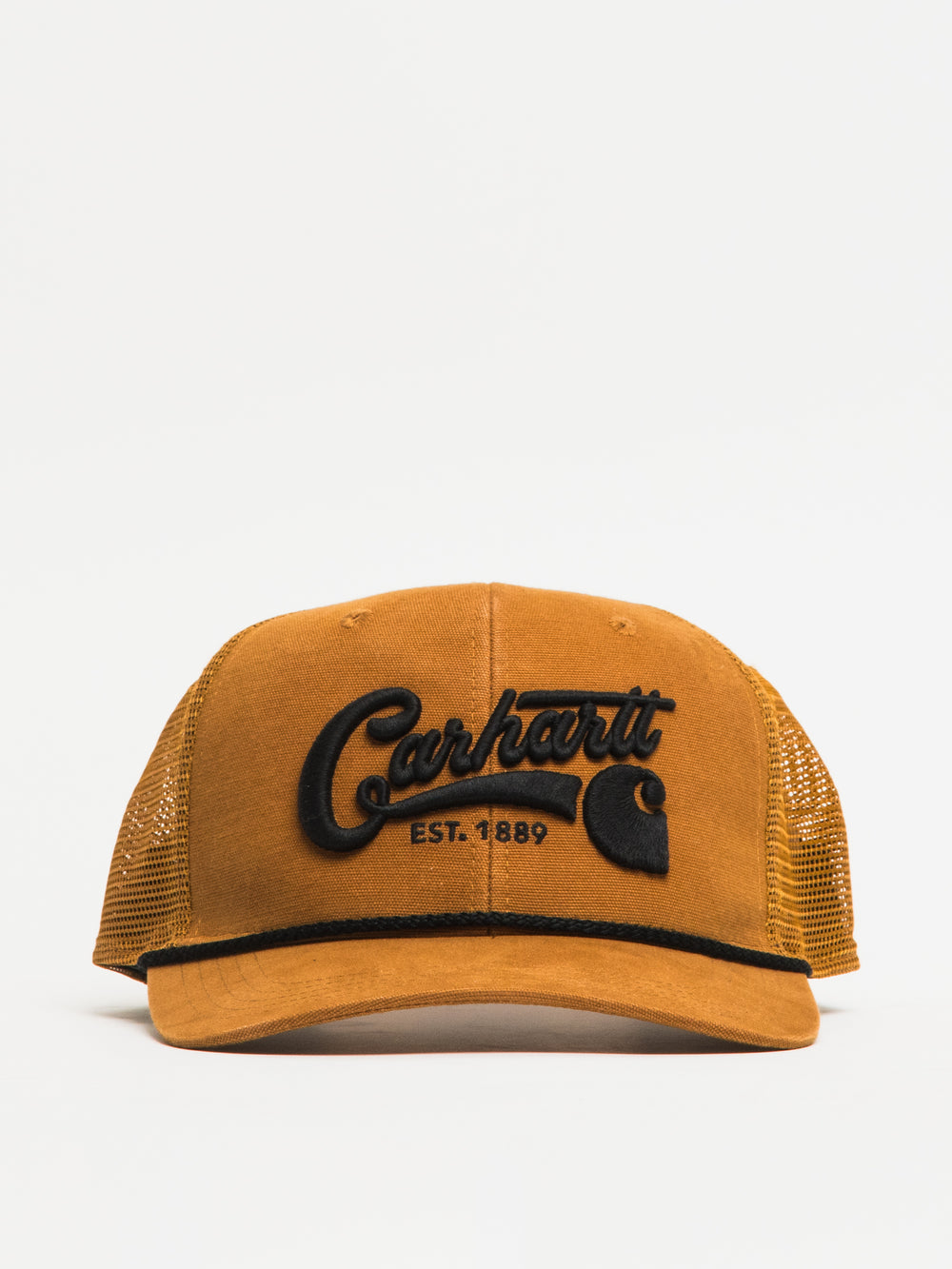 CARHARTT CANVAS MESH-BACK SCRIPT CAP - CLEARANCE
