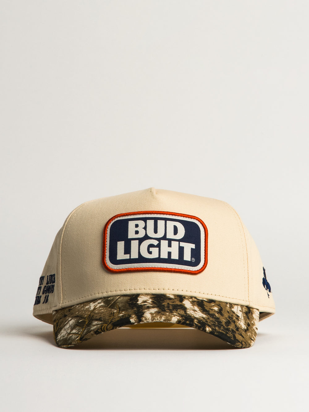 COUNTRY LIBERTY CAMO BUDLIGHT HAT