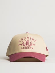 COUNTRY LIBERTY LUCKY YOU HAT - ROSE