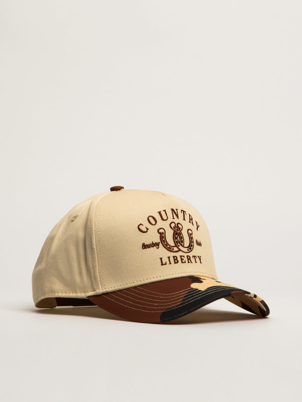 COUNTRY LIBERTY LUCKY YOU HAT - COW PRINT