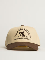 COUNTRY LIBERTY BROWN COWBOY HAT