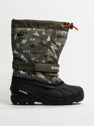 KIDS SOREL YOUTH FLURRY PRINT BOOT - CLEARANCE