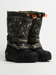 KIDS SOREL YOUTH FLURRY PRINT BOOT - CLEARANCE
