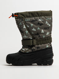KIDS SOREL YOUTH FLURRY PRINT BOOT - CLEARANCE