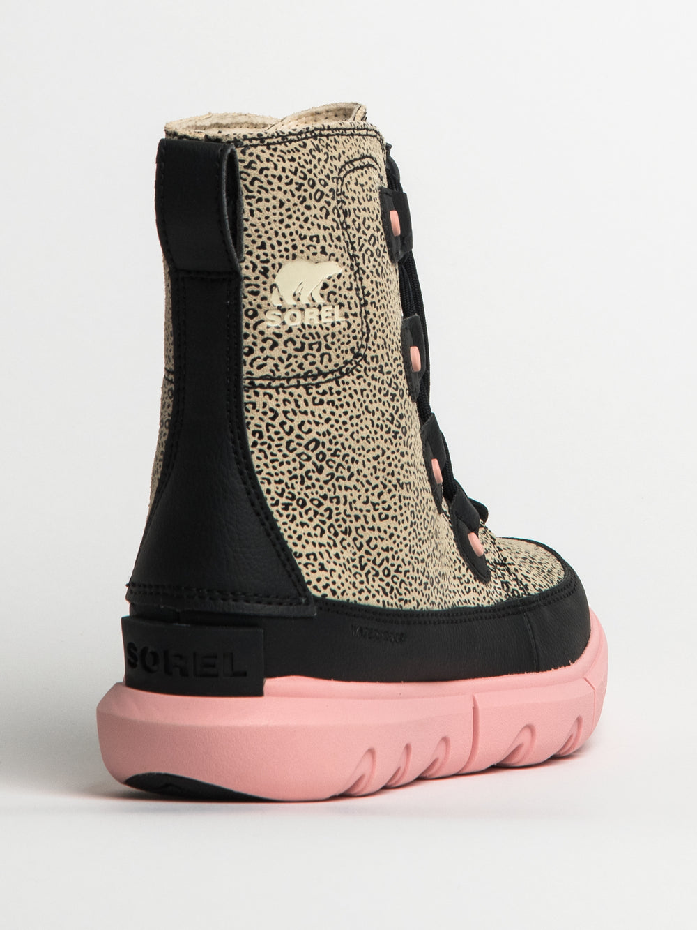 KIDS SOREL YOUTH EXPLORER LACE WATERPROOF BOOT - CLEARANCE