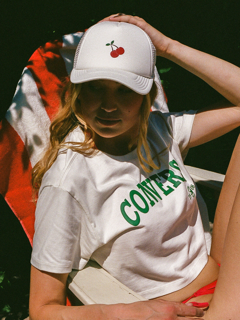 CONVERSE CHERRY DAZE TRUCKER CAP - CLEARANCE