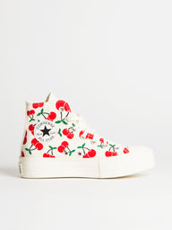 WOMENS CONVERSE CHUCK TAYLOR ALL-STARS LIFT SNEAKER - CHERRY - CLEARANCE