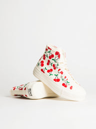 WOMENS CONVERSE CHUCK TAYLOR ALL-STARS LIFT SNEAKER - CHERRY - CLEARANCE