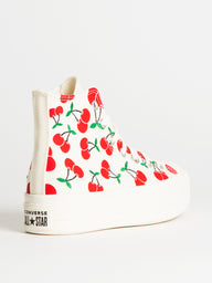 WOMENS CONVERSE CHUCK TAYLOR ALL-STARS LIFT SNEAKER - CHERRY - CLEARANCE