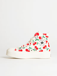 WOMENS CONVERSE CHUCK TAYLOR ALL-STARS LIFT SNEAKER - CHERRY - CLEARANCE