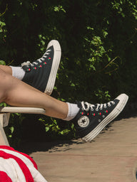 WOMENS CONVERSE CHUCK TAYLOR ALL-STARS HI SNEAKER - CHERRY - CLEARANCE