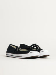 WOMENS CONVERSE CTAS DAINTY MARY JANE SLIP-ON - BLACK/EGRET