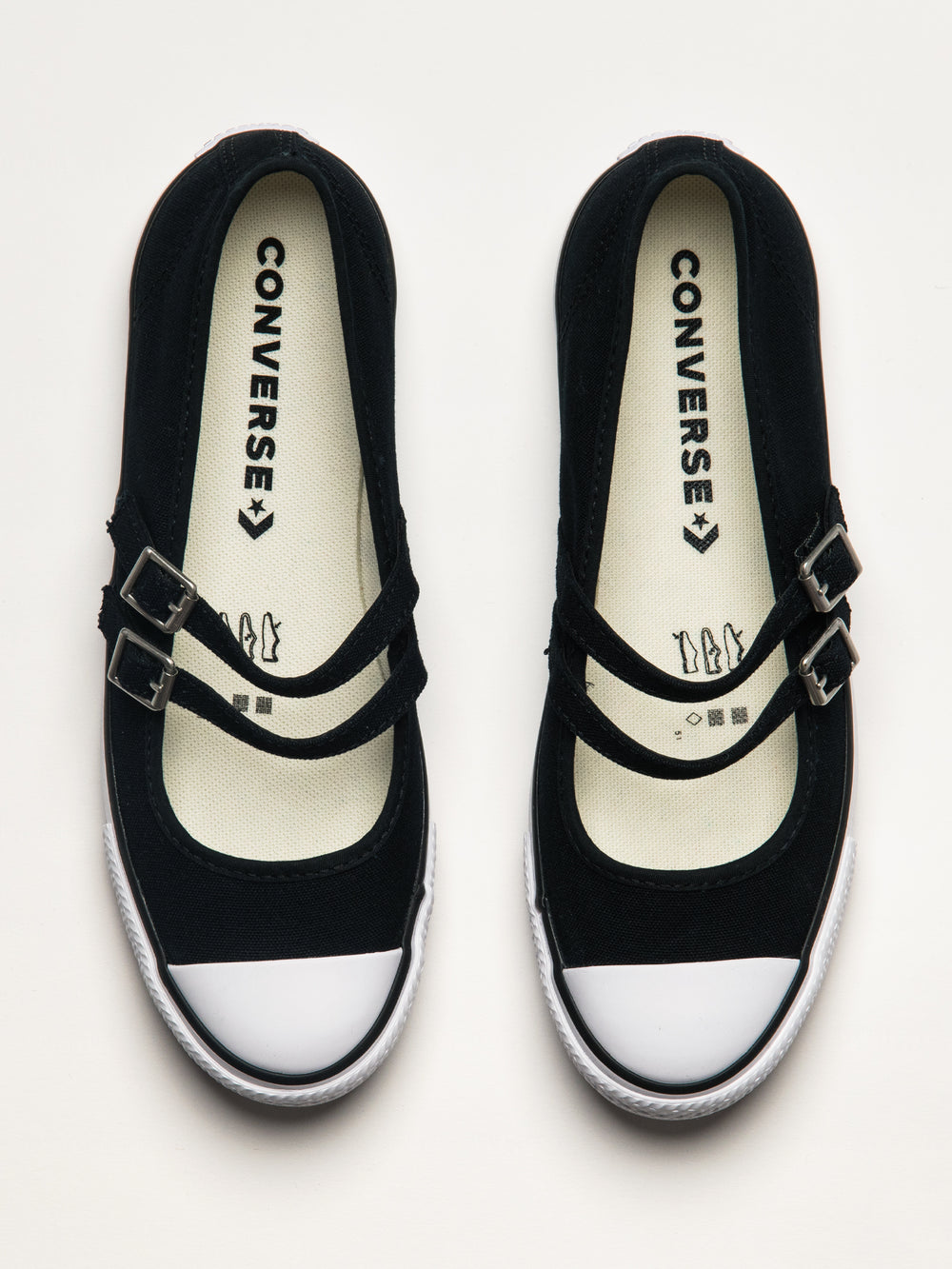 WOMENS CONVERSE CTAS DAINTY MARY JANE SLIP-ON - BLACK/EGRET