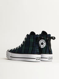 WOMENS CONVERSE CHUCK TAYLOR ALL-STARS LIFT SNEAKER - PLAID