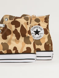 MENS CONVERSE CHUCK TAYLOR ALL-STARS CAMO DESIGN SNEAKER - BROWN