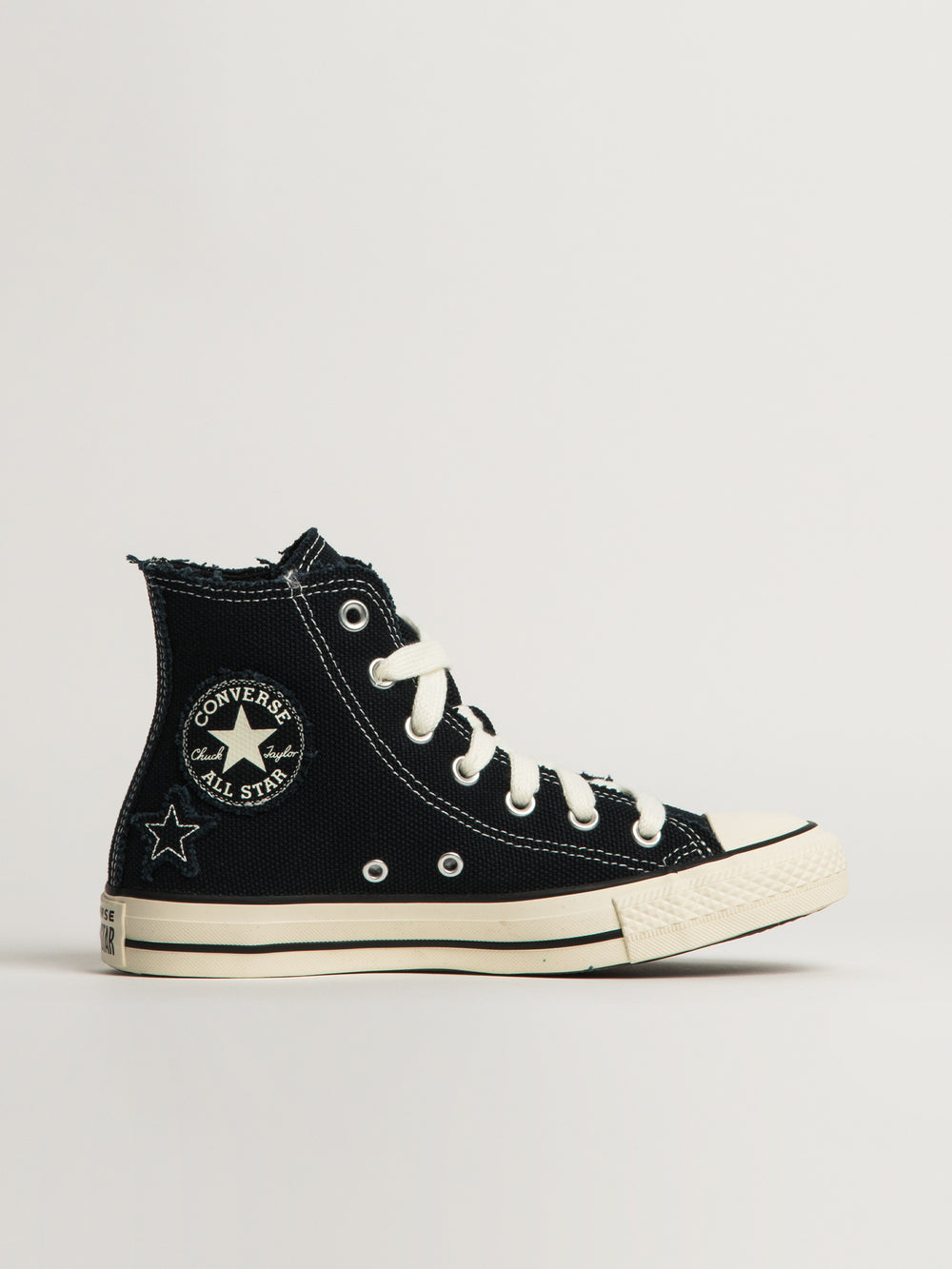 CONVERSE CHUCK TAYLOR ALL-STARS DISTRESSED DESIGN SNEAKER - BLACK