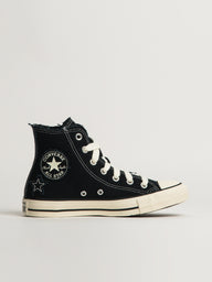CONVERSE CHUCK TAYLOR ALL-STARS DISTRESSED DESIGN SNEAKER - BLACK