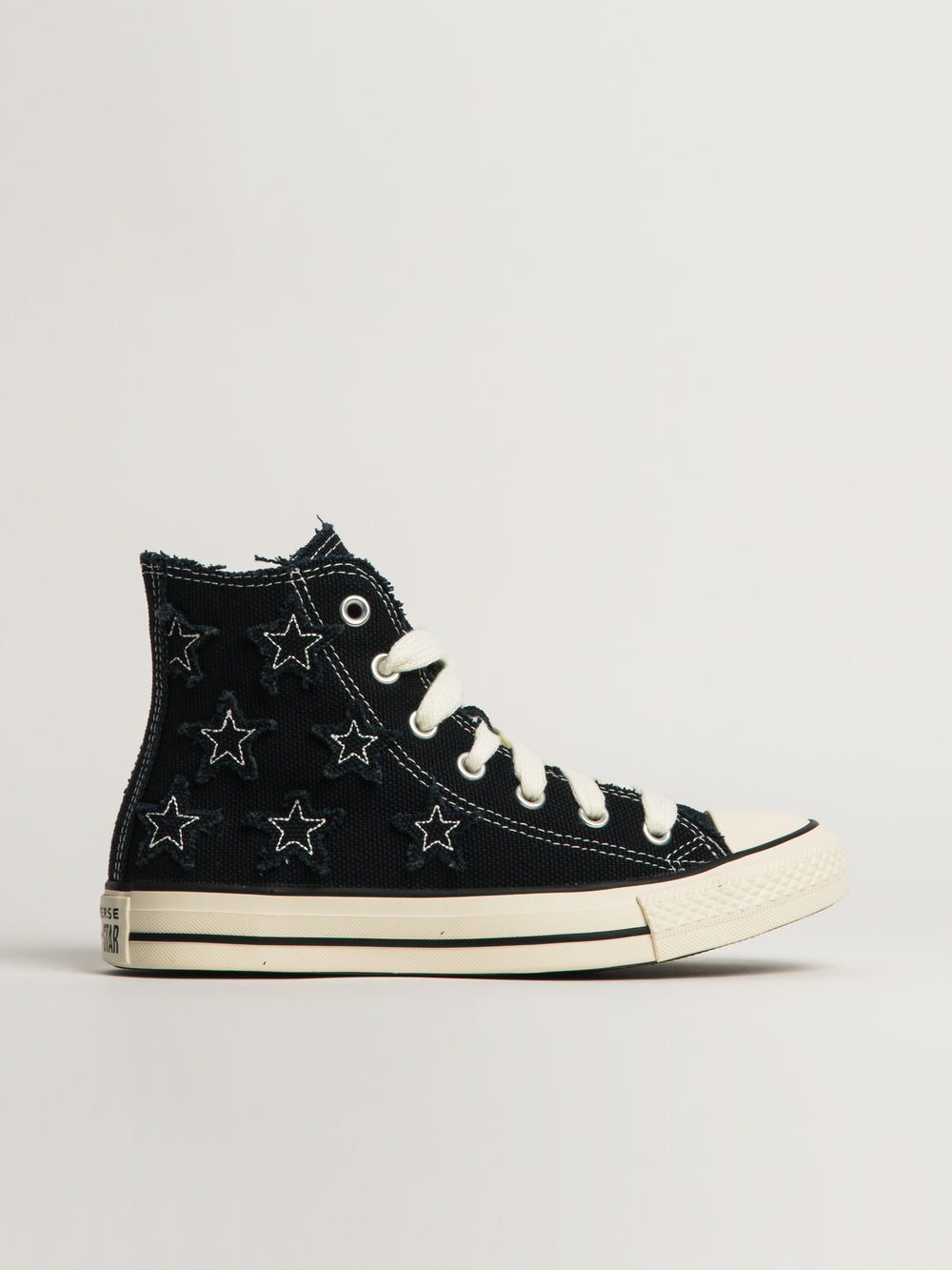 CONVERSE CHUCK TAYLOR ALL-STARS DISTRESSED DESIGN SNEAKER - BLACK