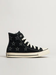CONVERSE CHUCK TAYLOR ALL-STARS DISTRESSED DESIGN SNEAKER - BLACK