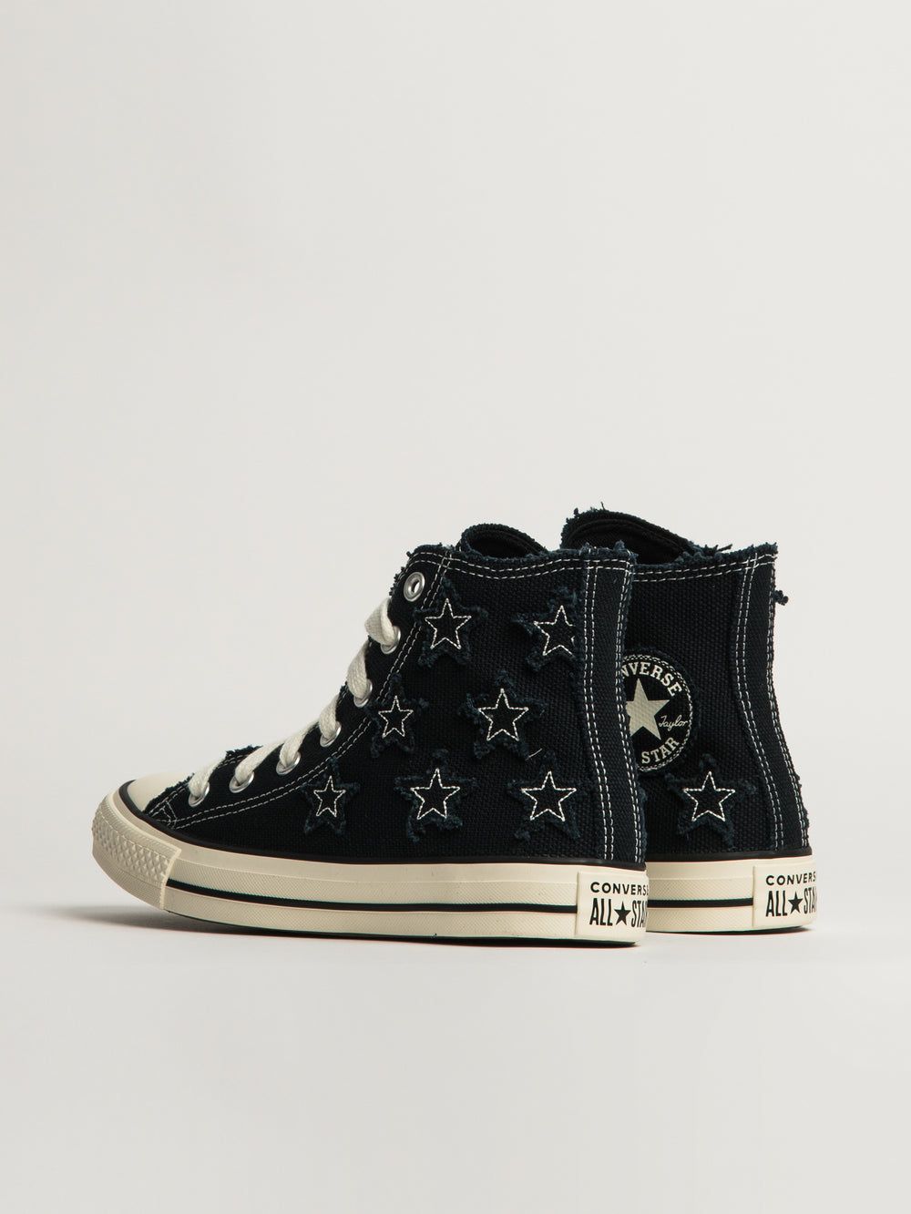 CONVERSE CHUCK TAYLOR ALL-STARS DISTRESSED DESIGN SNEAKER - BLACK