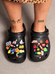 WOMENS CROCS CLASSIC CLOGS - BLACK