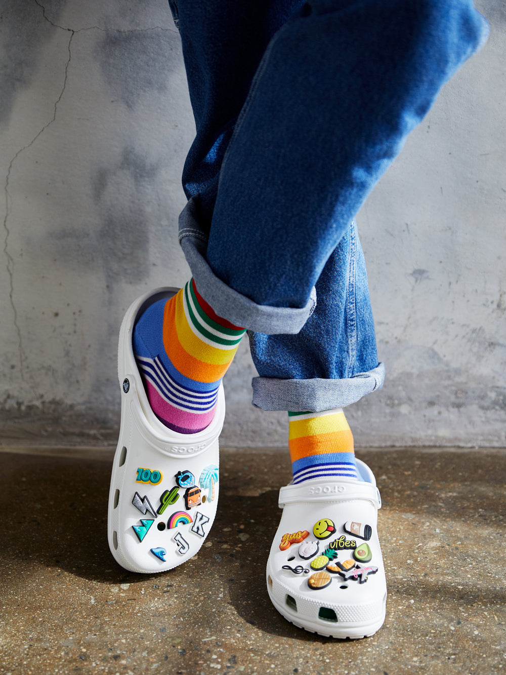 MENS CROCS CLASSIC CLOGS - WHITE