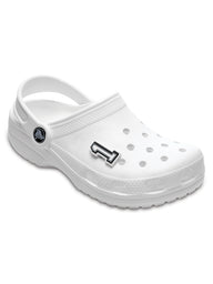 CROCS JIBBITZ BLACK & WHITE NUMBER 1