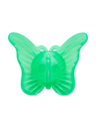 CROCS JIBBITZ - GREEN BUTTERFLY CLIP  - CLEARANCE