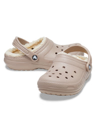 MENS CROCS CLASSIC LINED CLOG - MUSHROOM