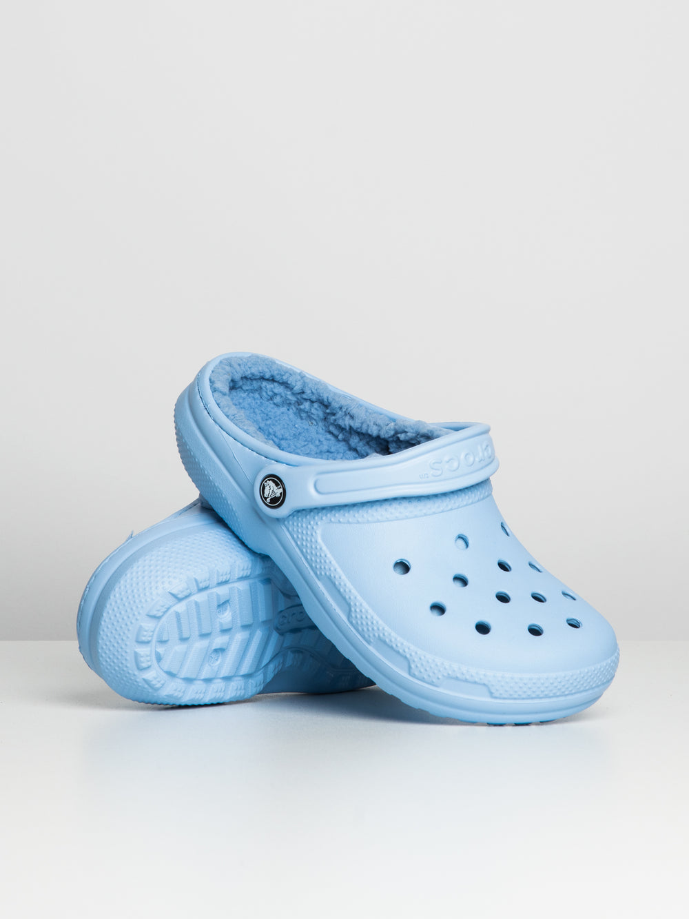 WOMENS CROCS CLASSIC LINED CLOG - BLUE CALCITE - CLEARANCE