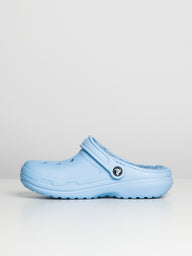 WOMENS CROCS CLASSIC LINED CLOG - BLUE CALCITE - CLEARANCE