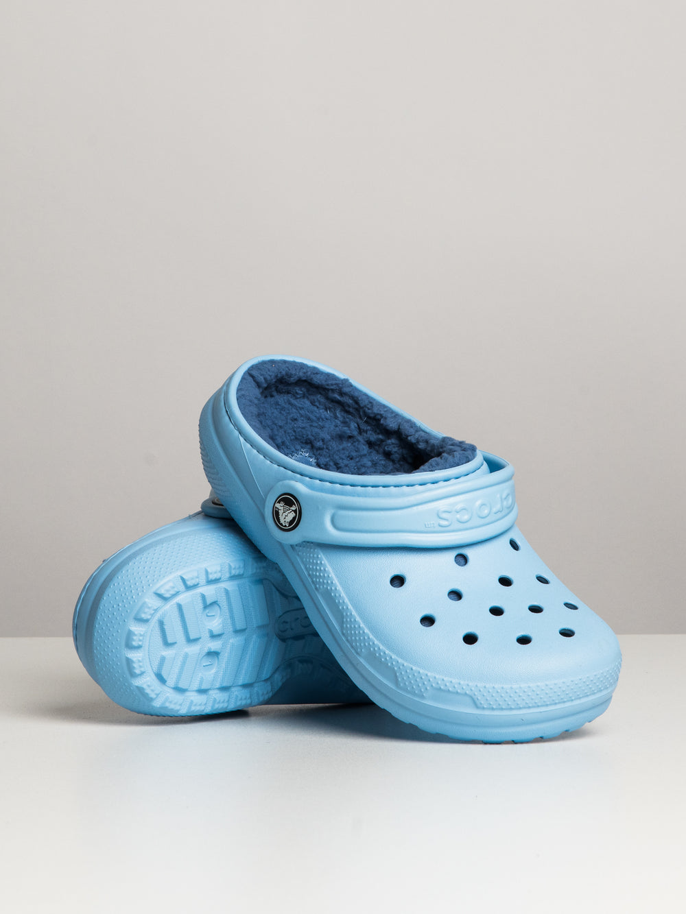 KIDS CROCS KIDS CLASSIC LINED CLOG - CLEARANCE