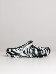 MENS CROCS CLASSIC LINED MARBLE CLOGS - CLEARANCE