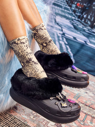 WOMENS CROCS FUREVER CRUSH CLOG - CLEARANCE