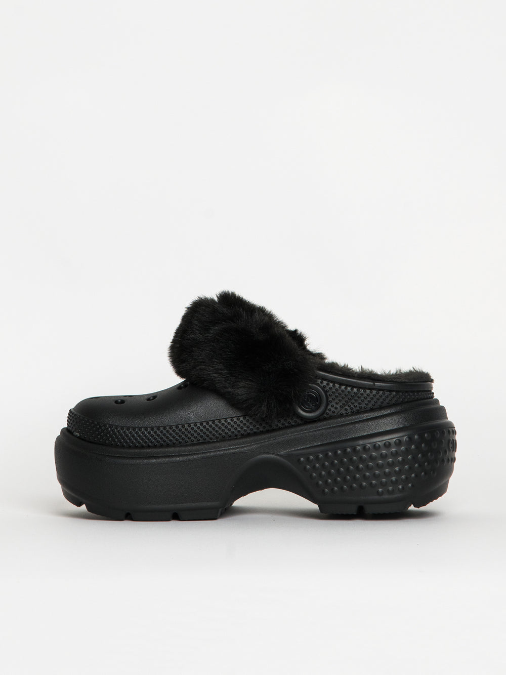 WOMENS CROCS STOMP LINED CLOG - CLEARANCE