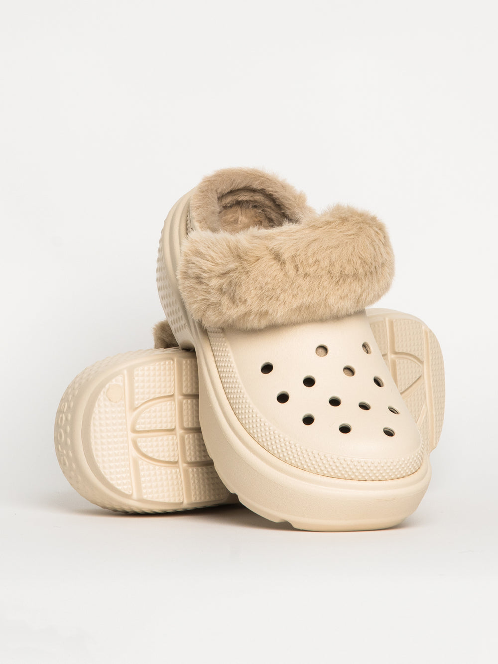 WOMENS CROCS STOMP LINED CLOG - CLEARANCE