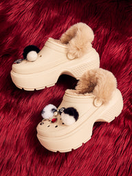 WOMENS CROCS STOMP LINED CLOG - CLEARANCE