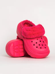 WOMENS CROCS STOMP LINED CLOG - CLEARANCE